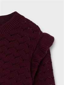 NAME IT Flæse Cardigan Oda Fig